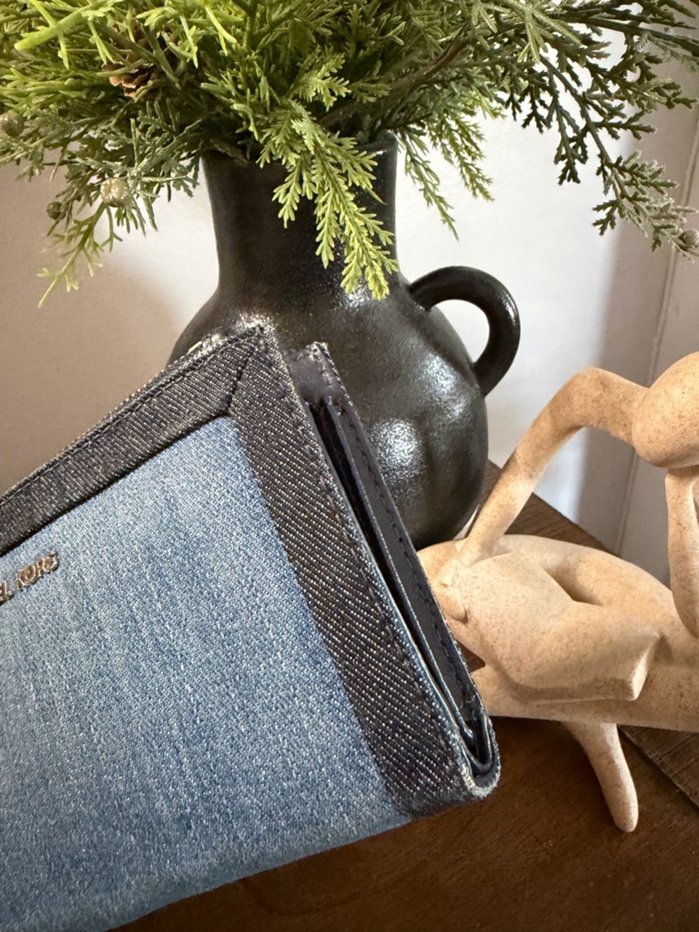 Michael Kors Denim Wristlet - Picture 5 of 10